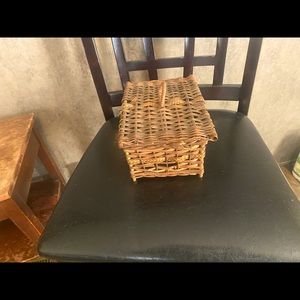 Vintage (50’s?) made in Germany wicker sewing box